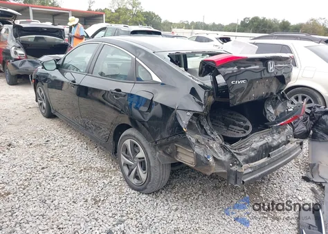 2019 Honda Civic Lx from USA, damaged, VIN 19XFC2F67KE004162